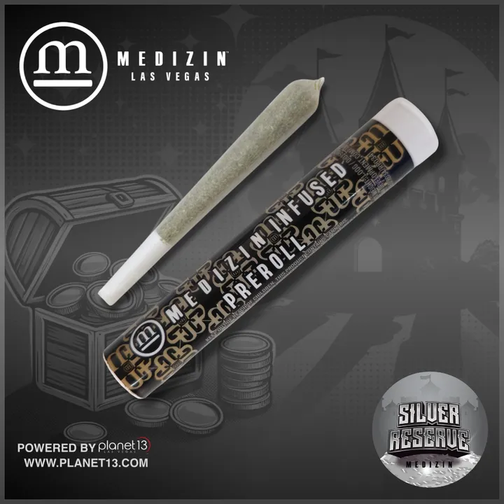 Medizin Silver Reserve 1g Diamond Infused Preroll