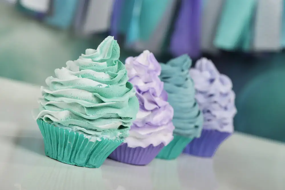colorful cupcakes
