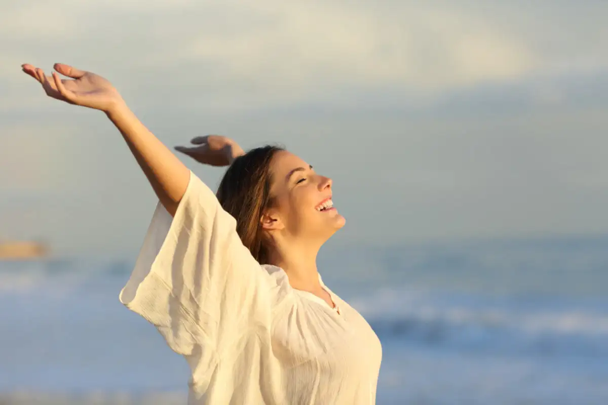 happy woman