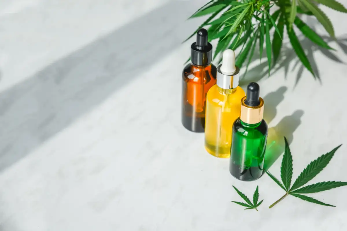 small glass bottles
