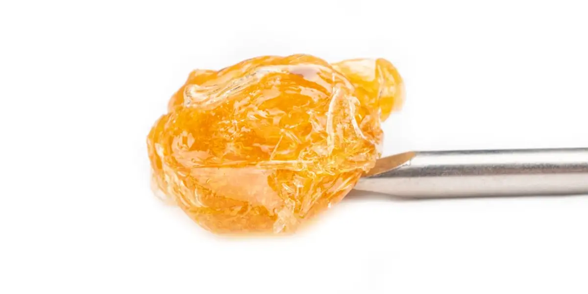 Cannabis Wax on the rod